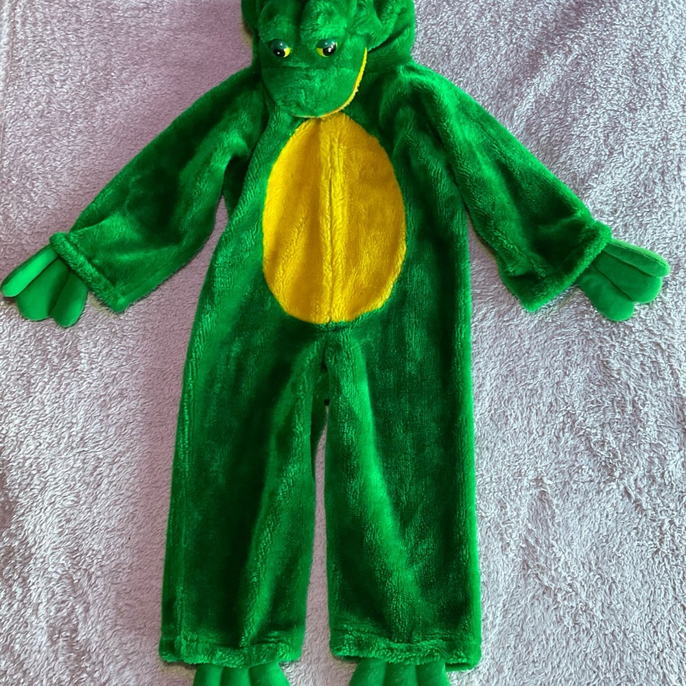 Green Frog Kids Costume